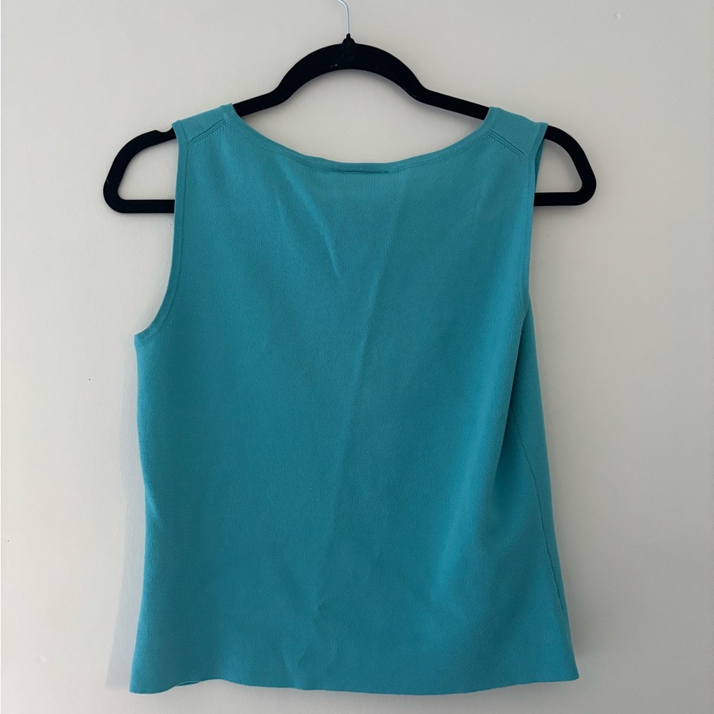 Talbots Turquoise Tank Top - Picture 3 of 4